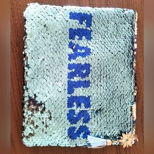 Frozen II Elsa Fearless Horse Nokk 9" Flip Sequin Pencil Case Pouch C.2